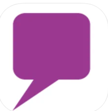 picture of purple speech bubble