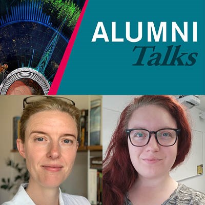 Alumni Talks talare Carolina von Schantz och Rebecka Brattlund Hellgren. Foto: Privat.