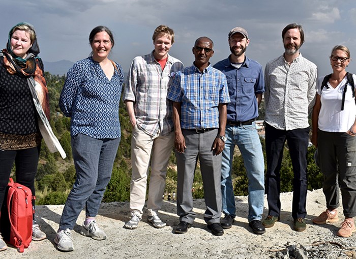 Project team members from SLU in Ethiopia. 