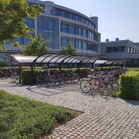 bikes under roof