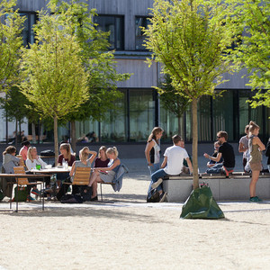 Students at campus SLU Uppsala Photo: Jenny Svennås-Gillner