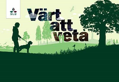 Bilden för föreläsningsserien Värt att veta.