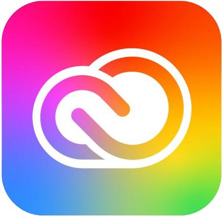 Creative cloud logo.