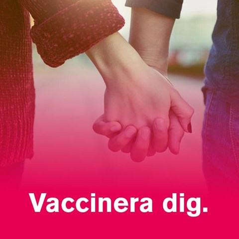 Affisch om att vaccinera sig.