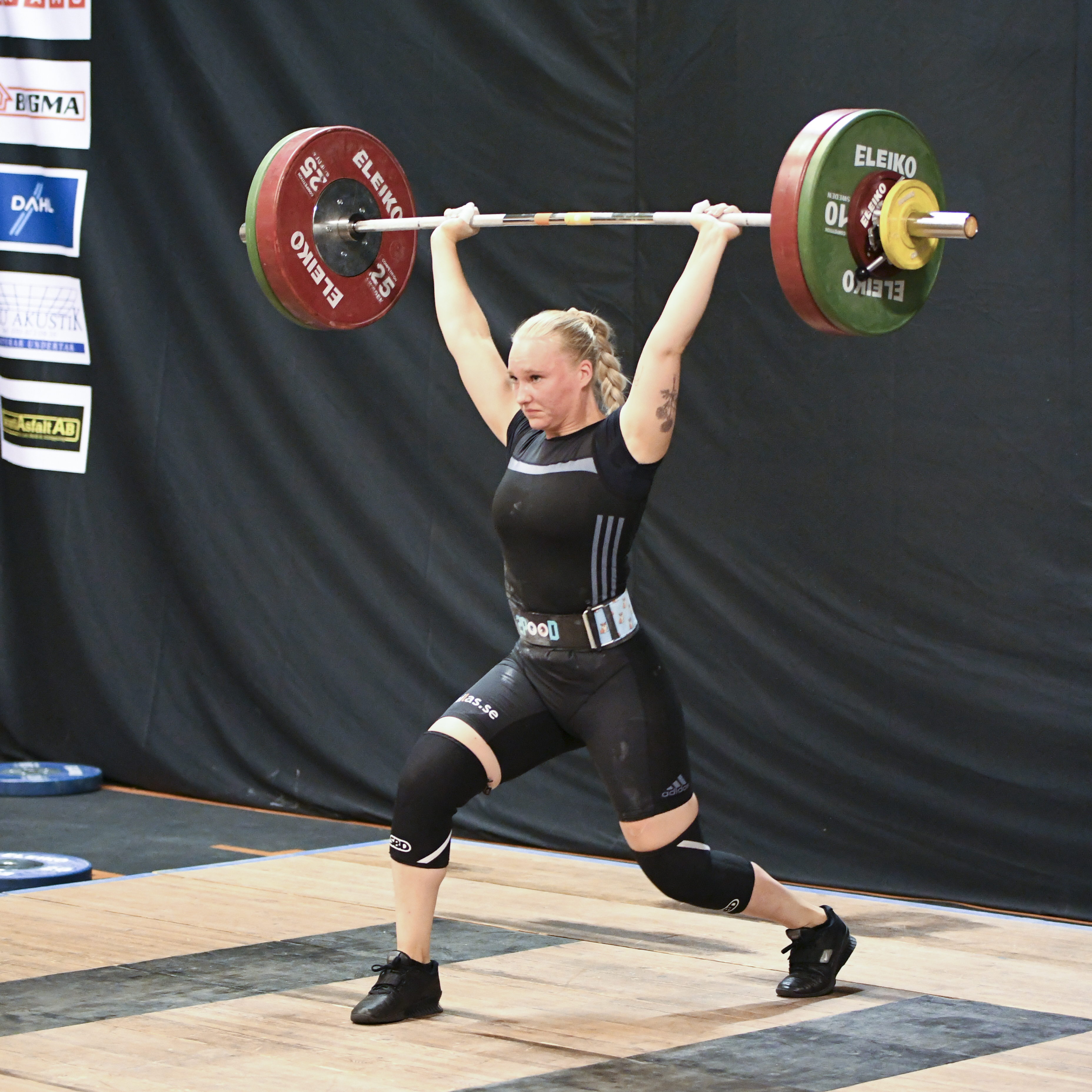 Kvinnlig tyngdlyftare