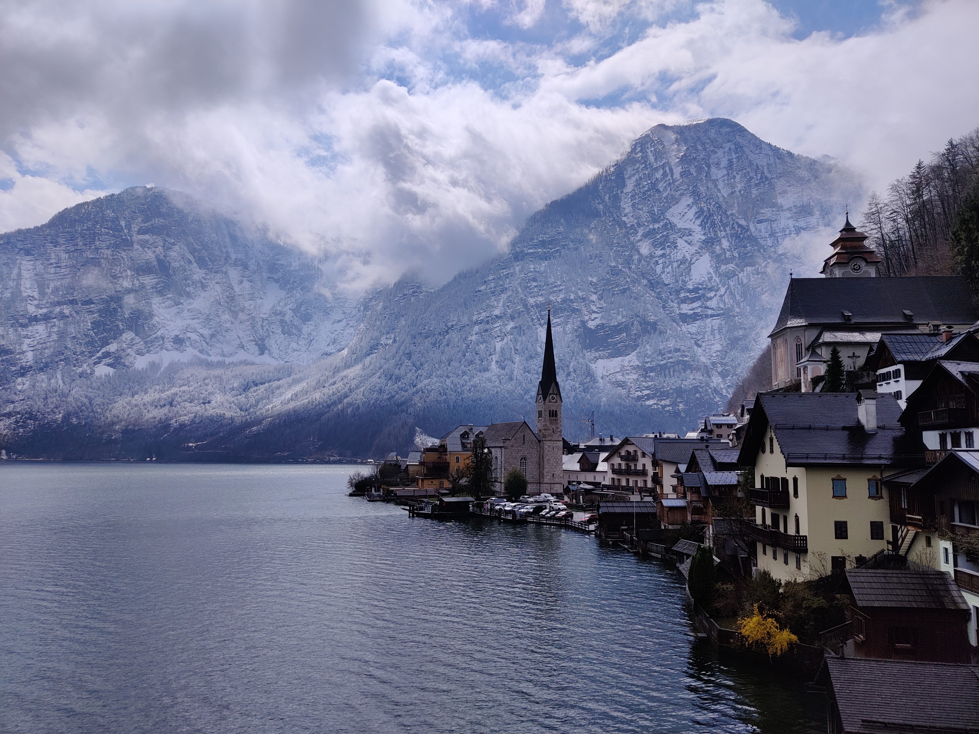 Picture of Hallstatt which is a small village in the mountain area close to Salzburg.
