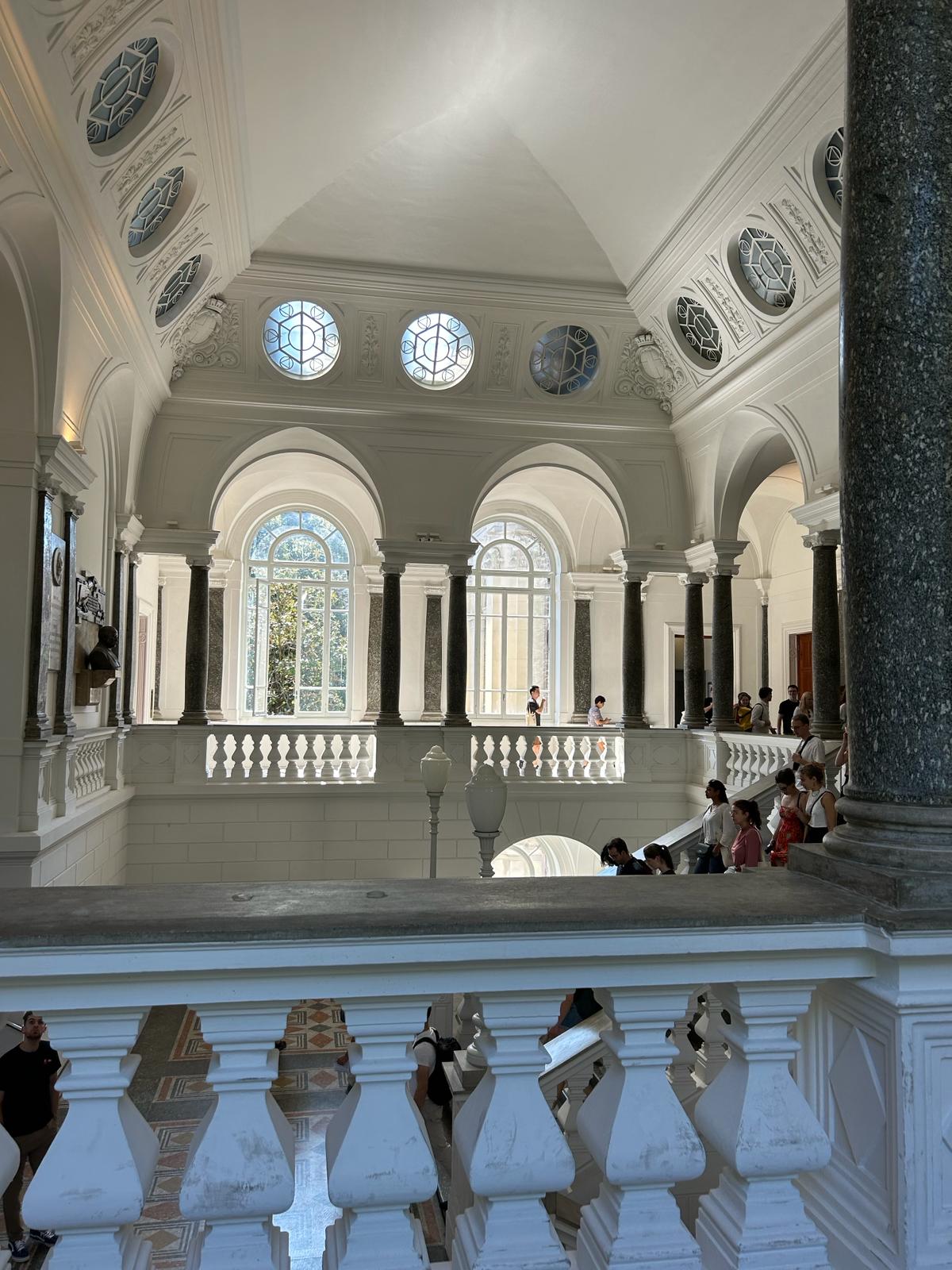 picture from inside a church in Milano