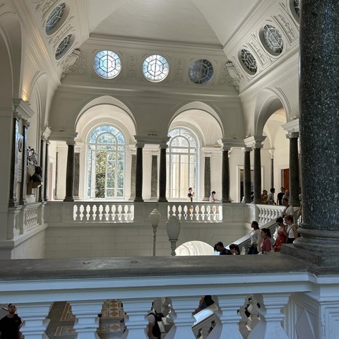 picture from inside a church in Milano