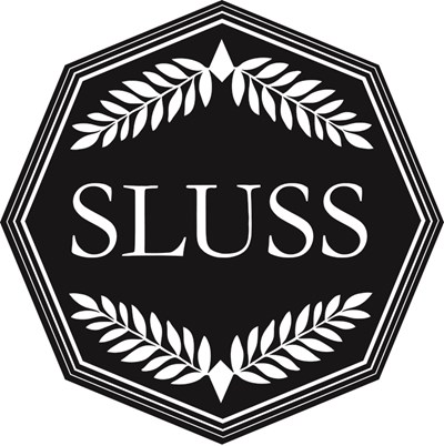 SLUSS logotyp, illustration.